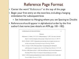 This page reflects the latest version of the apa publication manual (i.e this page gives basic guidelines for formatting the reference list at the end of a standard apa research paper. Technical Writing Getting Started In Apa Style Ppt Video Online Download