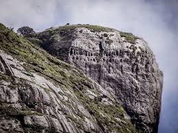 Differential weathering on one side of the rock has created what is described as a stylized human face, and weathered markings on another face of the rock have been described as an inscription. Phoenicians In Brazil Babak Fakhamzadeh