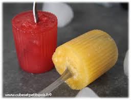 Sorbets Aux Jus De Fruits Pour Tout Petits Cubes Petits Pois