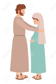 Virgin Mary Pregnancy And Saint Joseph Vector Illustration Design Royalty Free Cliparts Vectors And Stock Illustration Image 110139763