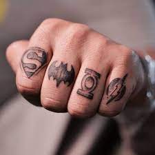 Superhero Tattoos For Men Hand Tattoos For Guys Finger Tattoos Knuckle Tattoos