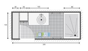 Exemple De Plan De Salle De Bain De 4 4m2 Plan Salle De Bain Salle De Bains En Longueur Petite Salle De Bain