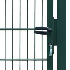 Vous aussi, profitez de notre sélection de portillons de jardin et portail de grillage pas chers. Portillon De Jardin Avec Serrure Simple Vert 106 X 210cm Achat Vente Portail Portillon Portillon De Jardin Avec Cdiscount
