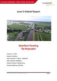 There are many scheduling providers that offer different levels and prices which cater to different businesses' needs. Level 3 Debrief Wainfleet Floods