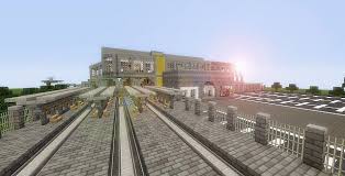 Train Station Minecraft Project Minecraft Projects Minecraft Minecraft Plans