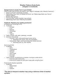Worksheets are weather and climate work, chapter 3 climates of the earth, weather patterns answer key, sixth grade weather, second grade weather, teaching notes understanding weather fronts by analyzing surface weather maps activity educational resource from www.educationalresource.org. Weather Patterns Study Guide