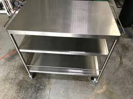 Stainless steel, stainless steel top panel: Ikea Kitchen Trolley Flytta Stainless Steel Cart For Sale In Puyallup Wa Offerup