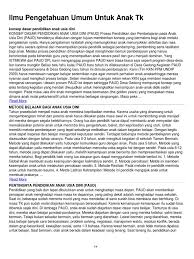 Check spelling or type a new query. Ilmu Pengetahuan Umum Untuk Anak Tk