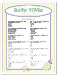 Ask questions and get answers from people sharing their experience with baby. Printable Baby Trivia Baby Shower Quiz Baby Shower Fun Baby Facts