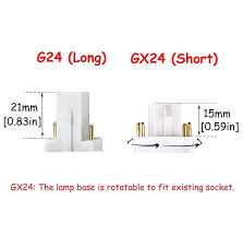 Bonlux 13w G24 Led Plc Lamp Cool White 6000k 360 Degrees Universal G24d 2 Pin G24q 4 Pin Base Led Retrofit Pl Light Bulb 30w Cfl Repl Lamp Bases Light Bulb Led