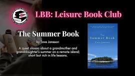 LBB Leisure Book Club Presents: The Summer Book