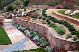 Top 15 Slope Backyard Design Ideas For Your Landscape Freshouz Com Sloped Garden Hillside Landscaping Sloped Backyard