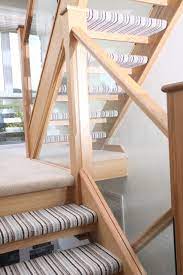 It consists of 14 pieces in the package, which is enough for you to put on every step. Open Tread Oak Staircase Renovation With Embedded Glass Balustrade Contemporary Staircase Cheshire By Abbott Wade Ltd Houzz Uk