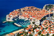 Giornata Di Sole Vista Aerea Della Città Vecchia Di Dubrovnik Croazia - Fotografie stock e altre immagini di Dubrovnik - iStock