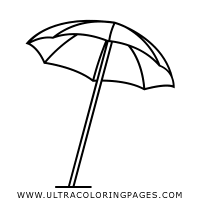 Coloring pages of a beach umbrella. Beach Umbrella Coloring Page Ultra Coloring Pages