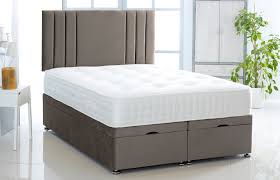 Deep diamond tufts are accented with faux crystals, and the. Alexis Ottoman Storage Divan Base And Headboard In Plush Velvet Free Delivery