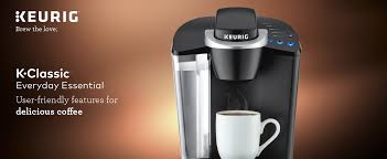 Being a renowned brand as a coffee maker keurig is a must have machine. Amazon Com Keurig K Classic Coffee Maker Single Serve K Cup Pod Coffee Brewer 6 To 10 Oz Brew Sizes Black Kitchen Dining