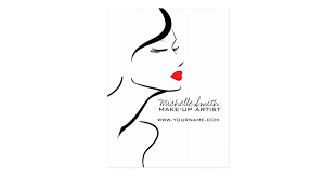 Black And White Red Lipstick Makeup Icon Woman Face In Black White Red Lips Postcard Zazzle Com Makeup Icons Woman Face Red Lips