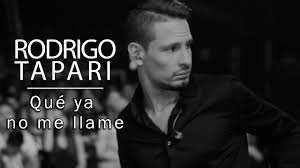 El cantante tropical no pudo contener las lágrimas tras escuchar los elogios del jurado. Rodrigo Tapari Que Ya No Me Llame Chords Chordify
