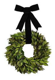 Black And White Wreath Images Myrtle Wreath With Black Velvet Bow Black Velvet Bow Black White Christmas Black Christmas
