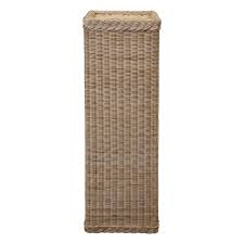 Well you're in luck, because here they come. Wicker Urn And Pedestal With Braided Detail In 2021 Wicker Square Vase Pedestal