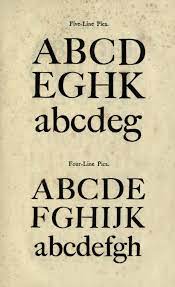 A Specimen Of Printing Types Typeface Poster Caslon Typography Caslon