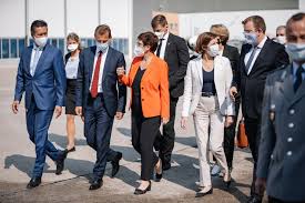 4 lucas hernández (dl) france 7.1. Defence Ministers Of Germany And France Visit Airbus In Manching Company Airbus