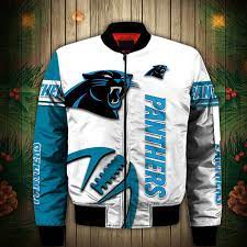 Carolina Panthers Bomber Jacket Graphic Balls Gift For Fans Jack Sport Shop Carolina Panthers Jackets Sports Shops
