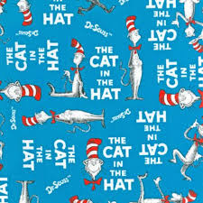 Seuss' the cat in the hat) is a 2003 american comedy film directed by bo welch in his directorial debut and written by alec berg, david mandel and jeff schaffer. The Cat In The Hat Book Cover Turquoise Fabric Com