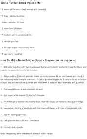 Buko Pandan Pandan Salad Ingredients Milk Bar