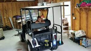 See more ideas about golf carts, golf cart redo, golf. Roof Extension For Ezgo Golf Cart 9 09 18 Update On F250 Youtube