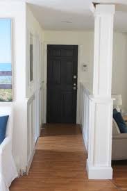 Flooring and wall decoration delivery date: Half Wall Column Remodel Shine Your Light