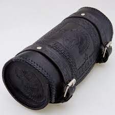 Convict Custom Cycles Black Leather Hand Made Tool Bag 533 118 Motorcycle Tool Bag Mens Leather Bag Leather Tool Roll