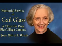 Memorial Service for Gail Glass