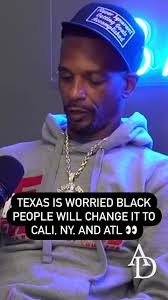 Charleston White says Texans are worried black people are going to tur...