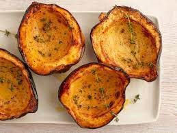 Bake in a 350 degrees f (175 degrees c) oven until it begins to soften, approximately 30 to 45 minutes. Roasted Acorn Squash Halves Recipe Food Network Kitchen Food Network