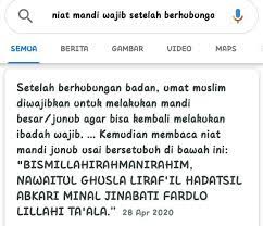 Pin Oleh Desniwaty Di Haid Mandi Wajib Yll Membaca Gambar