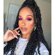 Braids (also referred to as plaits) are a complex hairstyle formed by interlacing three or more strands of hair. Mobok Passion Twist Hair 1b 18 Inch 6 Packs Water Wave Crochet Braids Itch Free Braiding Hair 22 Roots Water Wave Synthetic Braiding Hair 18inch 1b Buy Online In Papua New Guinea At Desertcart