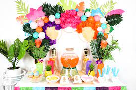 Except for the simple french country table setting idea. Hawaiian Theme Party Decor Novocom Top