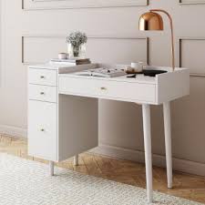 Choose from a wide variety of designs, including vanity sets with mirrors. White Makeup Vanities Bedroom Furniture The Home Depot