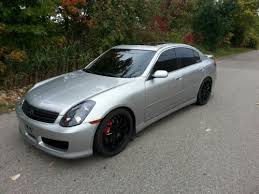 2003 Silver Infiniti G35 With Custom Exhaust Bodykit And 19x8 Nismo Rims Us 12 500 00 Image 1 Infiniti Rims Custom
