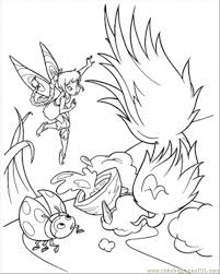 Here you will find hundreds of really cute coloring pages on our website. Ladybird With Tinkerbell Coloring Page For Kids Free Disney Fairies Printable Coloring Pages Online For Kids Coloringpages101 Com Coloring Pages For Kids