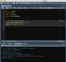 Sep 03, 2019 · learning objectives. I Am Getting An Error That I Do Not Understand When I Try To Knit Documents On Rstudio Stack Overflow