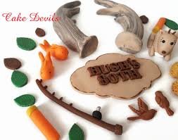 New hunting and fishing cake toppers poptops set of 2. Hunting And Fishing Cake Toppers Fondant Deer Antler Cake Decorations Birthday Shotgun Fondant Fishing Pole Hunting Cake Decorations