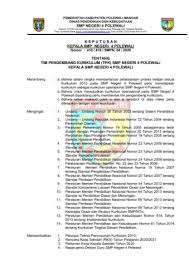 Jika pada artikel sebelumnya kami sudah membahas mengenai program kerja yang harus dilakukan oleh sekolah maka pada kesempatan kali ini. Sk Tim Pengembang Kurikulum Tpk Smp Negeri 4 Polewali Arisal Flipbook By Ichal Falser Fliphtml5