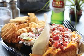 Make the fish taco sauce. North Atlantic Cod Fish Taco From Tin Fish In Newburgh Indiana Food B Food Eat