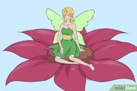 How to draw an anime fairy sitting on a flower. 4 Ways To Draw A Fairy Wikihow