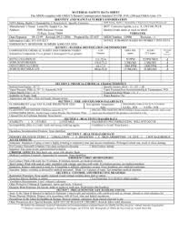 Industrial, manufacturing or laboratory use. Ethyl Chloride Safety Sheet