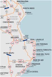 Atractivos de mar del tuyú los ovalos. Ubicacion De Radares En Las Rutas Rumbo A La Costa