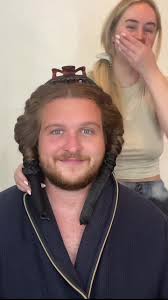 Creating Heatless Curls in My Boyfriend's Hair